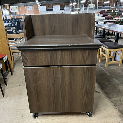 【楽天市場】【中古】サービスワゴン 幅750×奥行500×高さ1090 【送料別途見積】【業務用】【飲食店 店舗 店舗備品 レジカウンター