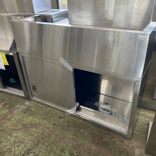 【中古】吊収納家具 幅1200×奥ぶかさ350×高さ900 【貨物輸送別途積もり書き】【お役目用】【飲食店 バス発着場 勝手もと設備 吊収納家具 お役目用吊収納家具】
