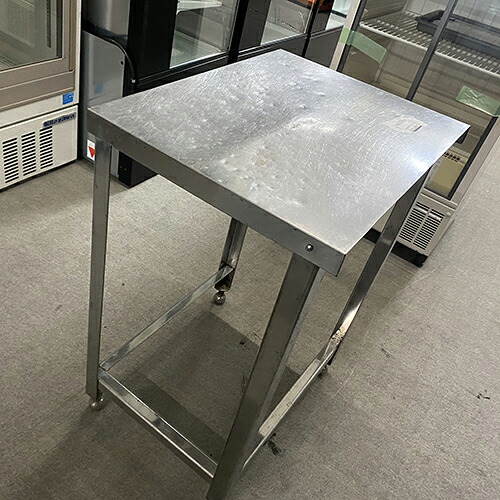 【中古】作業台 幅460&times;奥行600&times;高さ820 【送料無料】【業務用】【飲食店 店舗 厨房機器 作業台 業務用作業台】｜厨房機器と店舗用品 TENPOS