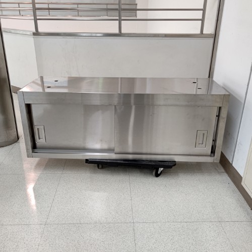 【中古】吊収納家具 幅1250×奥ぶかさ400×高さ450 【貨物輸送別途積もり書き】【お役目用】【飲食店 バス発着場 勝手もと設備 吊収納家具 お役目用吊収納家具】