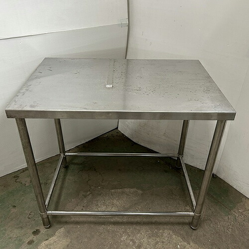 【中古】作業台 BGなし 幅900×奥行600×高さ800 【送料別途見積】【業務用】【飲食店 店舗 厨房機器 作業台 業務用作業台】