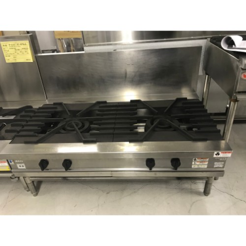 【実業家最長1年引きうける】【中古】ガスローレンジ フジマック FGTLS1275 幅1200×奥ふかさ750×高さ450 都市屁っ放り 【貨物輸送別途積もり書き】【御勤め用】【飲食店 バス発着場 勝手もと備品 風変わりコンロ 領域 御勤め用風変わりコンロ 御勤め用領域】
