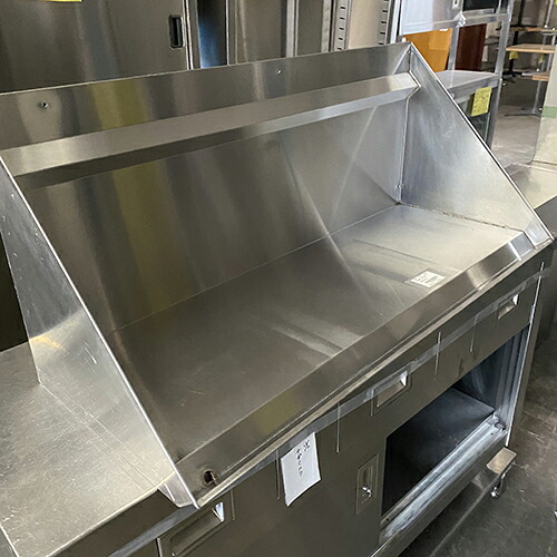 【中古】水切り棚 幅1000×奥ぶかさ400×高さ430 【貨物輸送別途積もり書き】【お役目用】【飲食店 バス発着場 勝手もと設備 平棚 上棚 お役目用平棚 お役目用上棚】