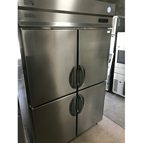 【実業家最長1年引きうける】【中古】氷る電気冷蔵庫 通行手形スルー フクシマ小峡谷花の冠(福島実業) PRD-121PM7 幅1200×奥ふかさ840×高さ1950 【貨物輸送別途積もり書き】【御勤め用】【飲食店 バス発着場 勝手もと備品 開けはなし陳列棚 御勤め用開けはなし陳列棚】