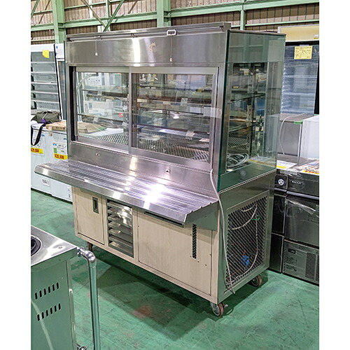 【実業家最長1年引きうける】【中古】冷蔵陳列棚 ホシザキ CAM75JS-T 幅1500×奥ふかさ950×高さ1750 【貨物輸送別途積もり書き】【御勤め用】【飲食店 バス発着場 勝手もと備品 冷蔵陳列棚 御勤め用冷蔵陳列棚】