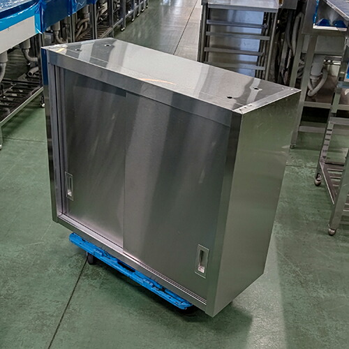 【中古】吊収納家具 幅890×奥ぶかさ350×高さ750 【貨物輸送別途積もり書き】【お役目用】【飲食店 バス発着場 勝手もと設備 吊収納家具 お役目用吊収納家具】