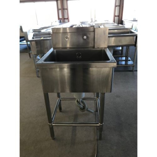 【中古】一槽シンク BGあり 幅600&times;奥行600&times;高さ840 【送料無料】【業務用】【飲食店 店舗 厨房機器 一槽シンク 業務用一槽シンク】｜厨房機器と店舗用品 TENPOS