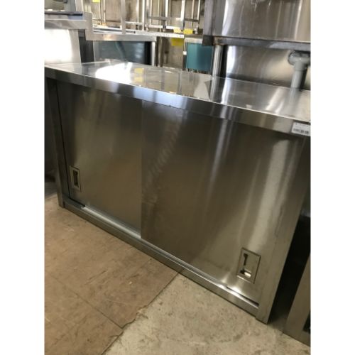 【中古】吊収納家具 幅1100×奥ぶかさ450×高さ680 【貨物輸送無料】【お役目用】【飲食店 バス発着場 勝手もと設備 吊収納家具 お役目用吊収納家具】