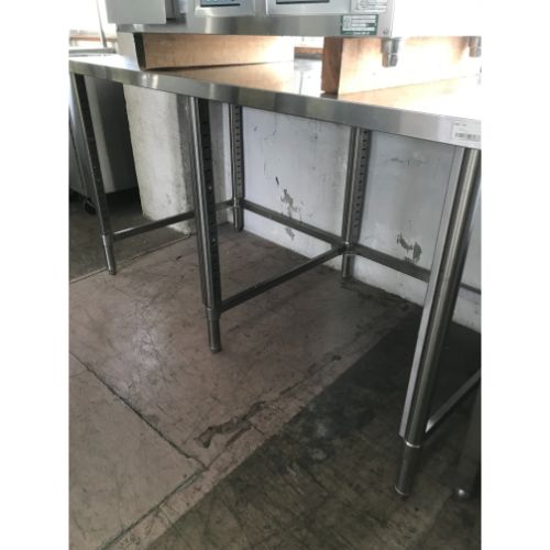 【中古】作業台 幅1500×奥行750×高さ830 【送料無料】【業務用】【飲食店 店舗 厨房機器 作業台 業務用作業台】