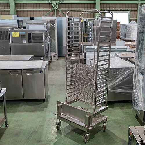 【中古】食パン仕合わせ 幅730×奥ぶかさ580×高さ1800 【貨物輸送別途積もり書き】【お勤め用】【飲食店 バス発着場 勝手もと機材 仕合わせ シェルフ お勤め用仕合わせ お勤め用シェルフ】 キッチン用品・食器・調理器具-業務用厨房ラック