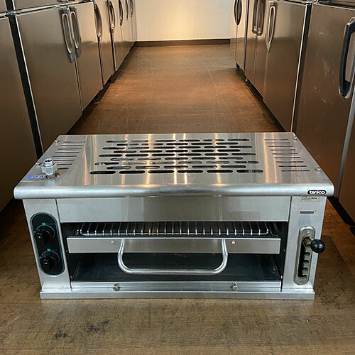 【業界最長1年保証】【中古】ガスサラマンダー タニコー TSM-90 幅900×奥行400×高さ430 都市ガス 【送料無料】【業務用】【飲食店 店舗 厨房機器 グリラー 焼物器 業務用グリラー 業務用焼物器】