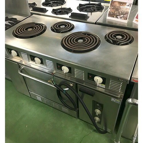 【業界最長1年保証】【中古】電気レンジ タニコー TER-S-120 幅1200×奥行600×高さ800 三相200V 【送料別途見積】【業務用】【飲食店 店舗 厨房機器 IHレンジ 業務用IHレンジ】
