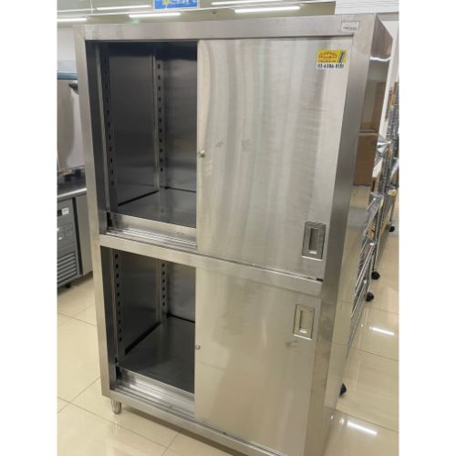 【中古】食器棚 幅1050×奥ぶかさ600×高さ1765 【貨物輸送別途積もり書き】【お役目用】【飲食店 バス発着場 勝手もと設備 食器棚 お役目用食器棚】