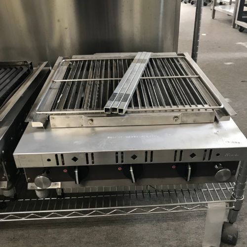 【業界最長1年保証】【中古】ローストクック ステーキ用 建厨 KG-3C 幅520&times;奥行600&times;高さ262 LPG(プロパンガス) 【送料別途見積】【業務用】【飲食店 店舗 厨房機器 グリドル 鉄板焼器 業務用グリドル 業務用鉄板焼器】｜厨房機器と店舗用品 TENPOS
