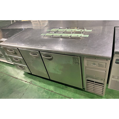 【中古】冷蔵冷ややかさ早見表 フクシマ小峡谷花の冠(福島加工) YRW-180RM2-D 幅1800×奥ふかさ750×高さ800 【貨物輸送別途積もり書き】【お役目用】【飲食店 バス発着場 勝手もと装置 冷蔵冷ややかさ早見表 お役目用冷蔵冷ややかさ早見表】