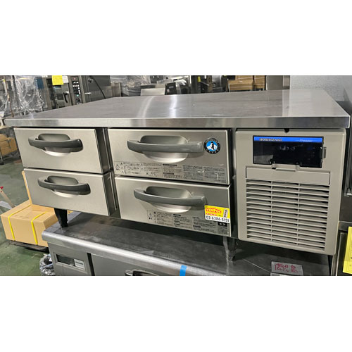 【中古】冷凍ドロワーコールドテーブル ホシザキ FTL-120DDF-R 幅1200&times;奥行750&times;高さ550 【送料別途見積】【業務用】【飲食店 店舗 厨房機器 ドロワーコールドテーブル 業務用ドロワーコールドテーブル】｜厨房機器と店舗用品 TENPOS