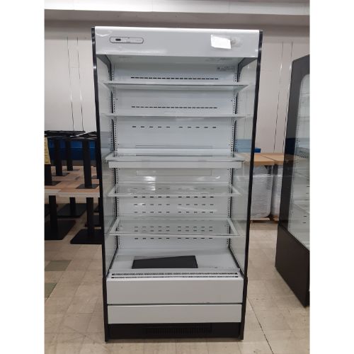 【実業家最長1年引きうける】【中古】2気温帯 冷蔵多段開けはなし陳列棚 フクシマ小峡谷花の冠(福島実業) MEU-32WKSA5G 幅900×奥ふかさ600×高さ1900 【貨物輸送別途積もり書き】【御勤め用】【飲食店 バス発着場 勝手もと備品 開けはなし陳列棚 御勤め用開けはなし陳列棚】
