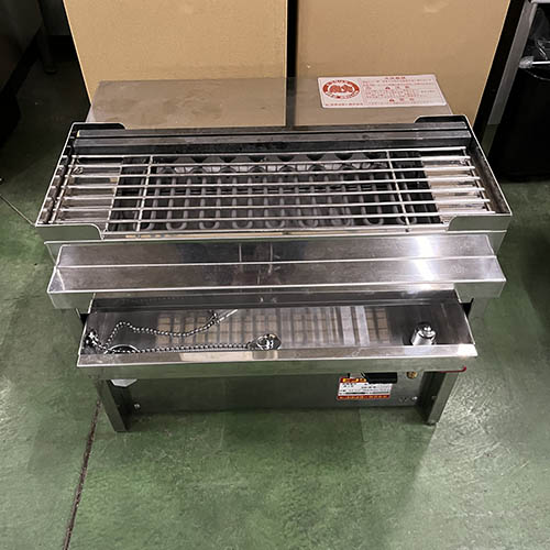 【業界最長1年保証】【中古】下火式焼物機 ヒゴグリラー P-124KC 幅520×奥行410×高さ380 【送料別途見積】【業務用】【飲食店 店舗 厨房機器 グリラー 焼物器 業務用グリラー 業務用焼物器】