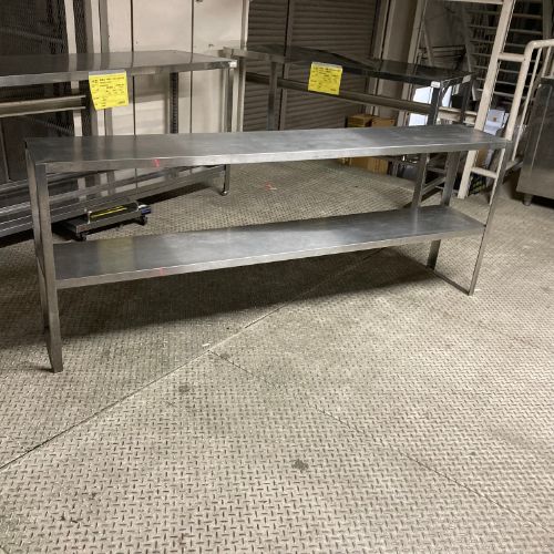 【中古】上棚 BGなし 幅1800×奥ふかさ300×高さ700 【貨物輸送別途積もり書き】【御役目用】【飲食店 バス発着場 勝手もと機械 平棚 上棚 御役目用平棚 御役目用上棚】 業務用厨房機器・用品-業務用厨房用品-キッチン用品・食器・調理器具