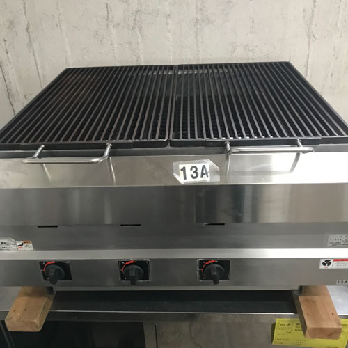 【業界最長1年保証】【中古】チャーブロイラー マルゼン RCB-PF097 幅900×奥行750×高さ400 都市ガス 【送料無料】【業務用】【飲食店 店舗 厨房機器 グリラー 焼物器 業務用グリラー 業務用焼物器】