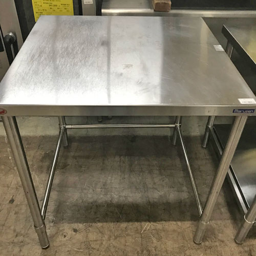 【中古】作業台 幅770×奥行710×高さ850 【送料無料】【業務用】【飲食店 店舗 厨房機器 作業台 業務用作業台】 16,632円