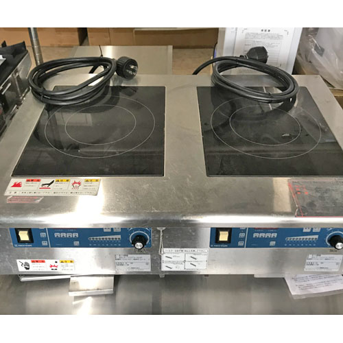 【業界最長1年保証】【中古】電磁調理器 ニチワ電機 MIR-1033TA-N55SP 幅900×奥行600×高さ250 三相200V 【送料無料】【業務用】【飲食店 店舗 厨房機器 ガステーブル IHテーブル 業務用ガステーブル 業務用IHテーブル】
