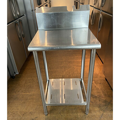 【中古】作業台 BGあり 幅500×奥行450×高さ850 【送料無料】【業務用】【飲食店 店舗 厨房機器 作業台 業務用作業台】
