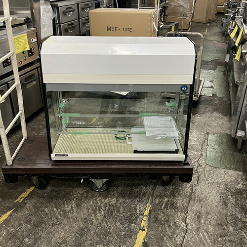 【実業家最長1年引きうける】【中古】冷蔵見せびらかす容れもの ホシザキ KD-90D1-W 幅900×奥ふかさ400×高さ760 【貨物輸送別途積もり書き】【御勤め用】【飲食店 バス発着場 勝手もと備品 冷蔵陳列棚 御勤め用冷蔵陳列棚】