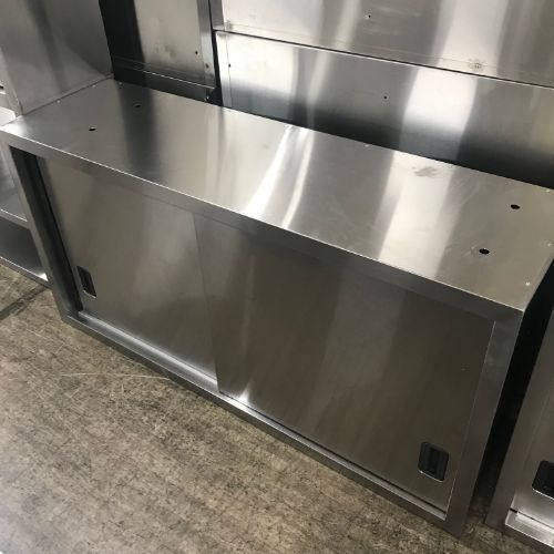 【中古】吊収納家具 BGなし 幅1200×奥ぶかさ350×高さ600 【貨物輸送別途積もり書き】【お役目用】【飲食店 バス発着場 勝手もと設備 吊収納家具 お役目用吊収納家具】
