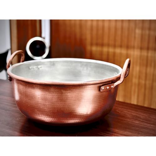 楽天市場】【中古】2 アルミ 打ち出し 円付鍋 両手鍋 51cm 業務用 内寸