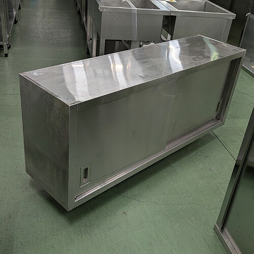【中古】吊戸棚 幅1500×奥行400×高さ600 【送料別途見積】【業務用】【飲食店 店舗 厨房機器 吊戸棚 業務用吊戸棚】