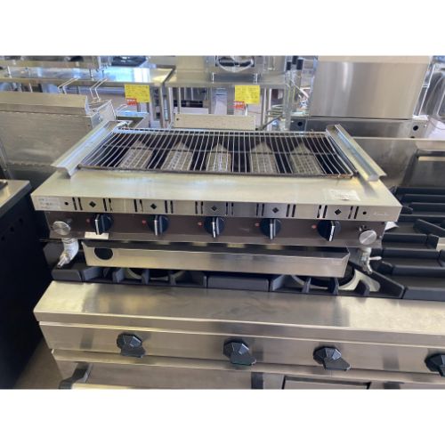 【実業界最長1年引き請ける】【中古】焙ずるごはん炊き 焼物機 建厨 S-5C 幅780×奥ふかさ500×高さ220 LPG(プロパンガス) 【貨物輸送無料】【お役目用】【飲食店 バス発着場 勝手もと装置 グリラー 焼物器 お役目用グリラー お役目用焼物器】