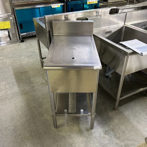 【中古】一槽シンク 幅450×奥行750×高さ800 【送料別途見積】【業務用】【飲食店 店舗 厨房機器 一槽シンク 業務用一槽シンク】