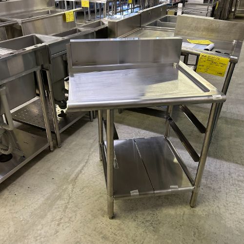 【中古】クリーンテーブル 幅790×奥行700×高さ800 【送料別途見積】【業務用】【飲食店 店舗 厨房機器 特殊シンク 業務用特殊シンク】