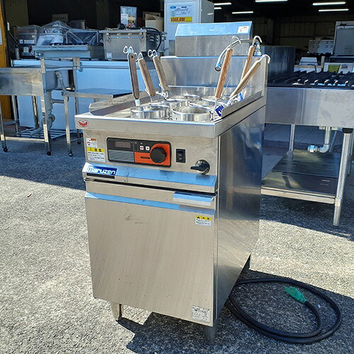 【業界最長1年保証】【中古】IH電気ゆで麺機 マルゼン MRIY-06 幅450&times;奥行700&times;高さ800 三相200V 【送料別途見積】【業務用】【飲食店 店舗 厨房機器 ゆで麺機 業務用ゆで麺機】｜厨房機器と店舗用品 TENPOS 220,000円