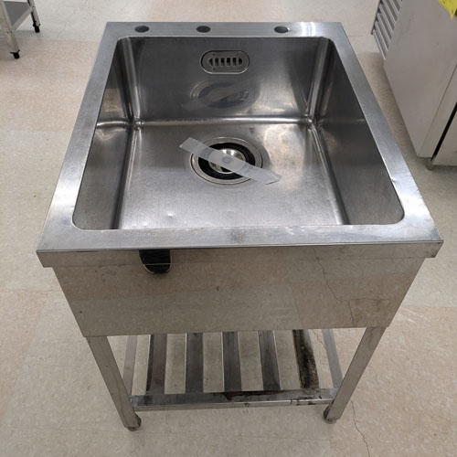 【中古】一槽シンク BGなし 幅600×奥行750×高さ800 【送料別途見積】【業務用】【飲食店 店舗 厨房機器 一槽シンク 業務用一槽シンク】|厨房機器と店舗用品 TENPOS