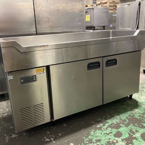 【業界最長1年保証】【中古】舟形シンク付きコールドテーブル 大和冷機 5461CDSF 幅1500×奥行600×高さ800 【送料別途見積】【業務用】【飲食店 店舗 厨房機器 舟形シンク付コールドテーブル 業務用舟形シンク付コールドテーブル】