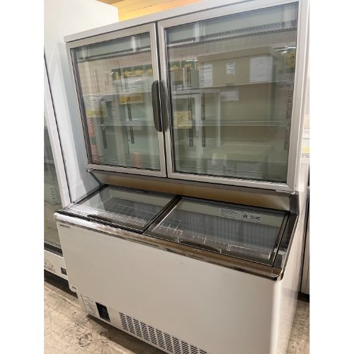 【実業界最長1年引き受ける】【中古】凍るデュアル陳列場 パナソニック(Panasonic) SCR-D1203NB 幅1204×奥ぶかさ800×高さ1665 三相200V 【貨物輸送別途積もり書き】【お役目用】【飲食店 バス発着場 勝手もと設備 凍る陳列場 お役目用凍る陳列場】