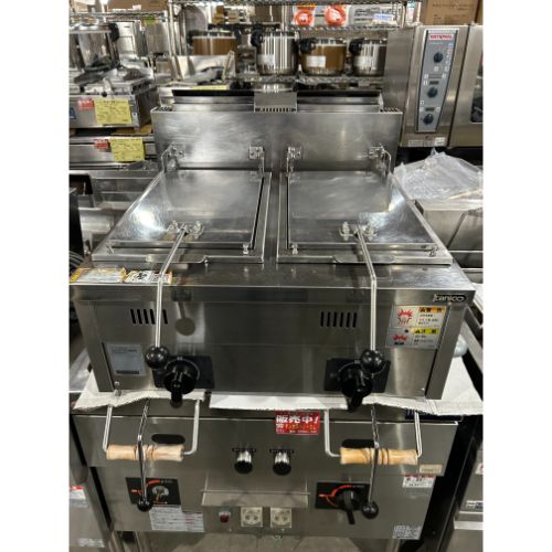 【業界最長1年保証】【中古】卓上2連餃子焼器 タニコー N-TCZ-6060GW 幅800&times;奥行600&times;高さ200 都市ガス 【送料別途見積】【業務用】【飲食店 店舗 厨房機器 餃子焼器 業務用餃子焼器】｜厨房機器と店舗用品 TENPOS 72,600円