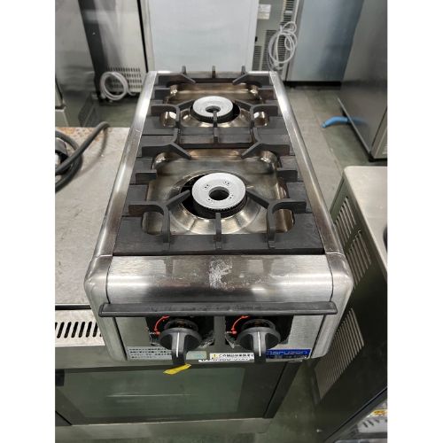 【中古】卓上ガスコンロ 2口 マルゼン M-822DC 幅300×奥行540×高さ164 都市ガス 【送料別途見積】【業務用】【飲食店 店舗 厨房機器 卓上ガスコンロ 業務用卓上ガスコンロ】