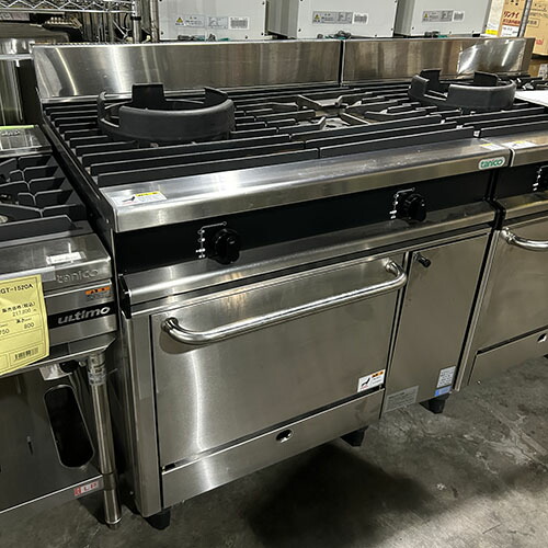 【実業家最長1年引きうける】【中古】2口ガス調理台 タニコー R0920A-10 幅900×奥ふかさ750×高さ850 都市屁っ放り 【貨物輸送別途積もり書き】【未当て嵌める品】【御勤め用】【飲食店 バス発着場 勝手もと備品 ガス調理台 御勤め用ガス調理台】