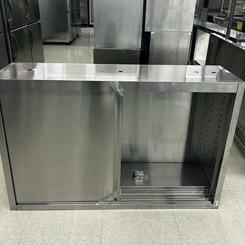 【中古】吊収納家具 幅1350×奥ふかさ350×高さ890 【貨物輸送別途積もり書き】【御役目用】【飲食店 バス発着場 勝手もと機械 吊収納家具 御役目用吊収納家具】 業務用厨房ラック-業務用厨房用品