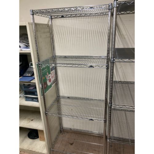 【中古】エレクター 幅770×奥ふかさ460×高さ1900 【貨物輸送無料】【御役目用】【飲食店 バス発着場 勝手もと機械 仕合わせ シェルフ 御役目用仕合わせ 御役目用シェルフ】 業務用厨房機器・用品-業務用厨房ラック-キッチン用品・食器・調理器具