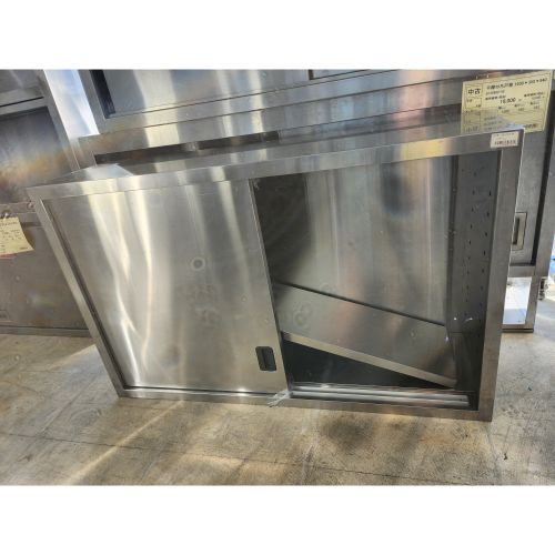 【中古】吊収納家具 幅1200×奥ぶかさ330×高さ900 【貨物輸送別途積もり書き】【お役目用】【飲食店 バス発着場 勝手もと設備 吊収納家具 お役目用吊収納家具】