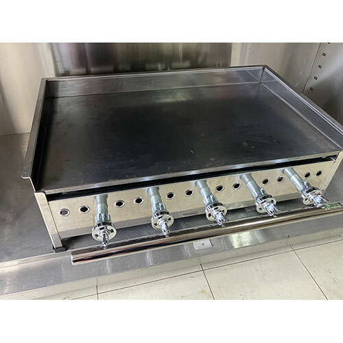 楽天市場】【業務用/新品】ガスグリドル（ガス式鉄板焼き）卓上型 