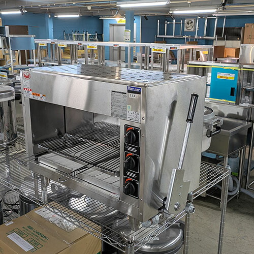【実業界最長1年引き請ける】【中古】上火式焼物器 マルゼン MGK-084UB 幅590×奥ふかさ420×高さ610 都市屁っ放り 【貨物輸送別途積もり書き】【お役目用】【飲食店 バス発着場 勝手もと装置 グリラー 焼物器 お役目用グリラー お役目用焼物器】