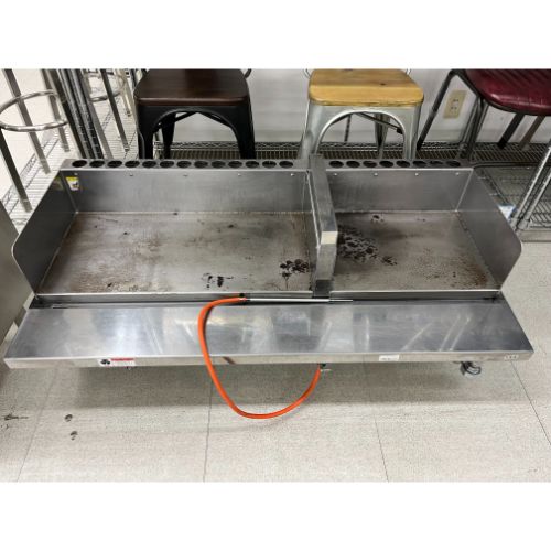 楽天市場】【業務用/新品】ガスグリドル（ガス式鉄板焼き）卓上型 
