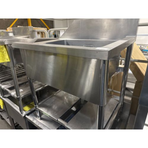 【中古】一槽ソイルドシンク BGなし 幅810&times;奥行610&times;高さ750 【送料別途見積】【業務用】【飲食店 店舗 厨房機器 特殊シンク 業務用特殊シンク】｜厨房機器と店舗用品 TENPOS