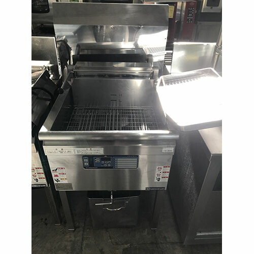 【ちゃーりぃ♩】ニチワ 電気フライヤー SEFD-18KMP 業務用 幅550 奥行660 ニチワ電機 電気フライヤー オートリフトタイプ SEFD