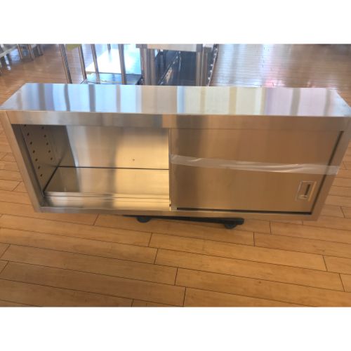 【中古】吊収納家具 BGなし 幅1500×奥ぶかさ300×高さ600 【貨物輸送別途積もり書き】【お役目用】【飲食店 バス発着場 勝手もと設備 吊収納家具 お役目用吊収納家具】